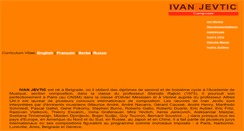 Desktop Screenshot of ivan-jevtic.net